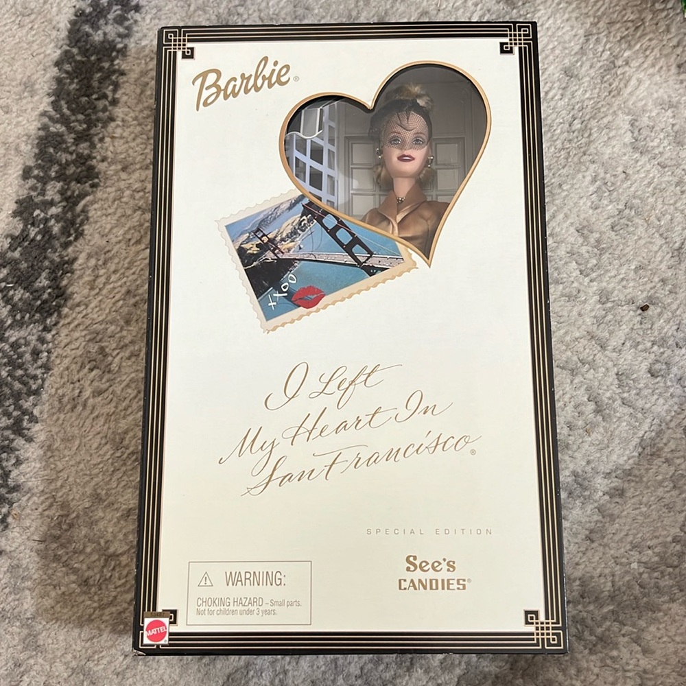 NEW Barbie I Left My Heart in San Francisco See's Candies Special Edition - 2001